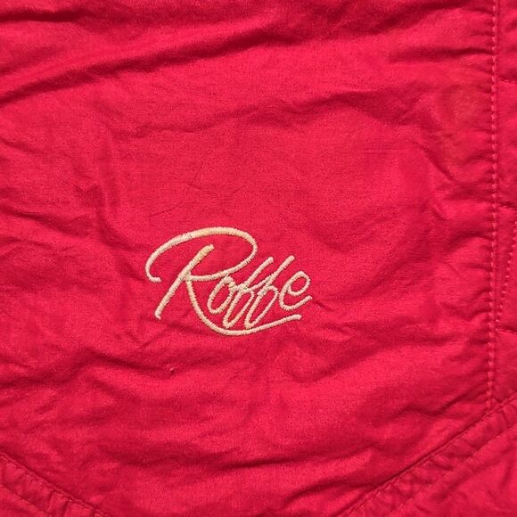 VTG Roffe Puffer Ski Jacket SzM Bomber Retro 80s Neon Pink Glam Tech Union USA - Picture 3 of 16